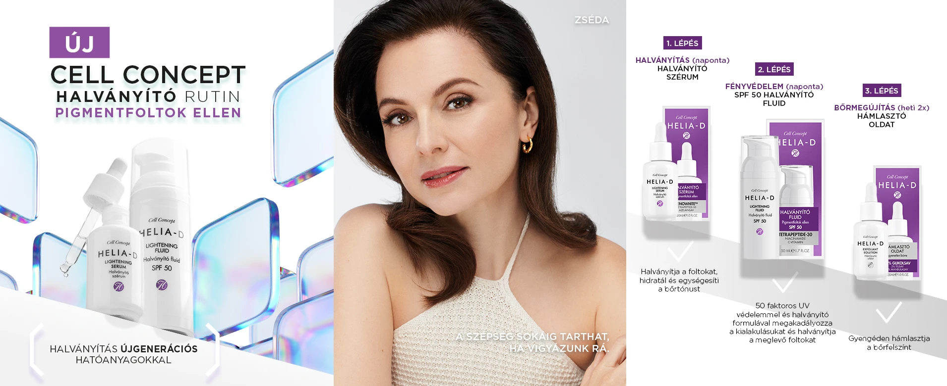 Cell Concept halványító-hámlasztó család 