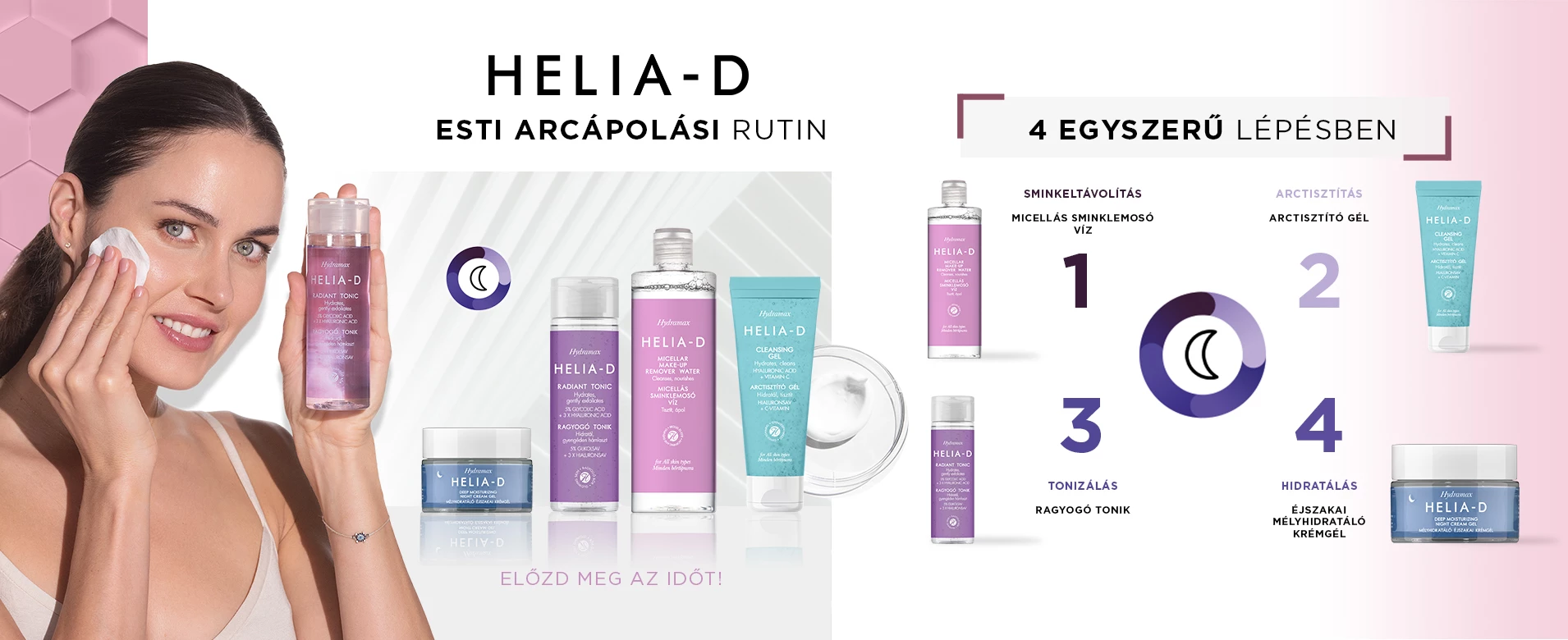 Hydramax esti arcápolási rutin