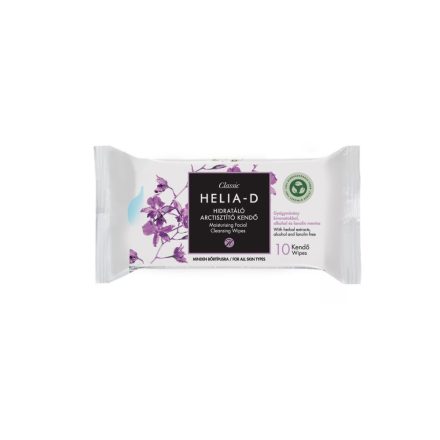 Helia-D Classic Hidratáló Arctisztító Kendő 10 db