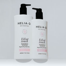   Helia-D Skin Selection Velvet Touch Regeneráló testápoló igénybe vett bőrre 250 ml