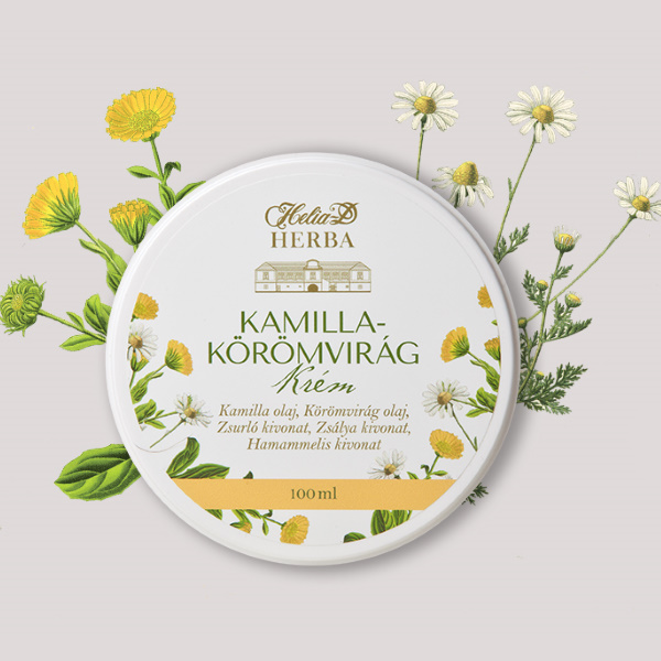 Helia-D Herba Kamilla Körömvirág krém