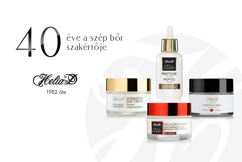 2022-ben 40 éves lett a Helia-D, Magyarország egyik legismertebb kozmetikai márkája